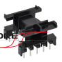 BH-EF25-1-10Q (PA66) каркас, частини трансформаторів